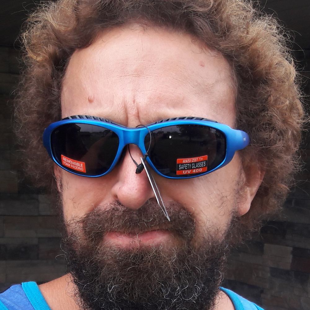 Blue Designer Motorcycle Riding Sunglasses Bin22 - Picture 5 of 16